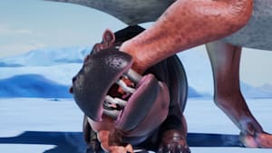 第17話 【レギュラーマッチ】スピノサウルス VS カバ