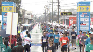 福岡マラソン2024 フィニッシュシーン【6時間台】