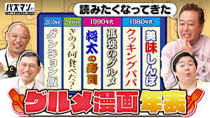 【新企画】これさえ見ればグルメ漫画の歴史を一気に学べる「マンガ年表」