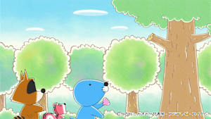 ぼのぼの ＃461 誰かが枝を折った