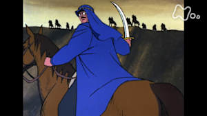 アニメーション紀行「マルコ・ポーロの冒険」　　（６）砂漠の盗賊カラウナス