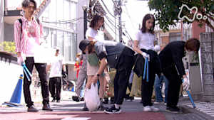 ドキュメント２０ｍｉｎ．　原宿でゴミを拾う。