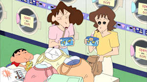 初コインランドリーだゾ