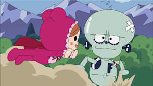 あかちゃんまんとフランケンロボくん