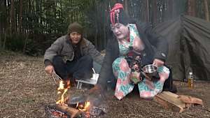 ＃129 炎と煙に悪戦苦闘！コウメ太夫の迷走クッキング