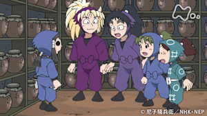 アニメ　忍たま乱太郎　火薬委員会の歓迎会の段