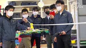 魔改造の夜　洗濯物干し２５ｍロープ走