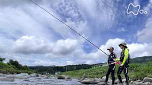 釣りびと万歳　巧みなサオさばきで夏のアユを狙え～上川周作　広島・太田川～