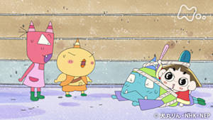 アニメ　おじゃる丸　からまる二人