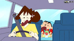 ガソリンぎりぎりだゾ