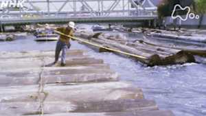 よみがえる新日本紀行　川並衆角のりのころ～東京・深川木場～