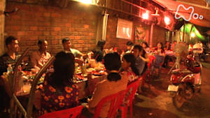 世界入りにくい居酒屋　カンボジア　シェムリアップ