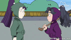 アニメ　忍たま乱太郎　立花先輩と綾部先輩の段