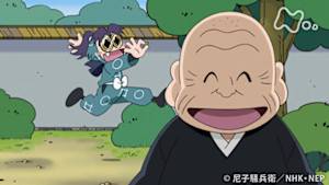 アニメ　忍たま乱太郎　金楽寺の和尚の意地の段