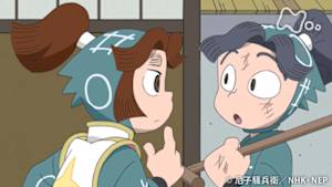 アニメ　忍たま乱太郎　喜八郎と滝夜叉丸の段