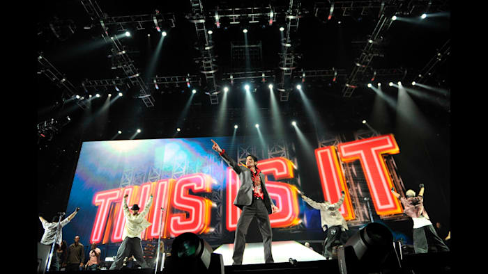 マイケルジャクソン THIS IS IT ツアー 会見発表 ジャケット メンズ