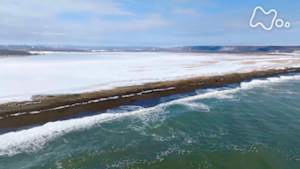 さわやか自然百景　北海道　決壊する沼　生花苗沼