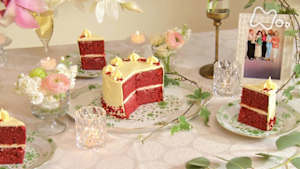 グレーテルのかまど　“マグノリアの花たち”の花婿ケーキ