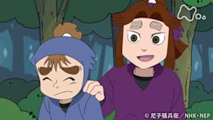 アニメ　忍たま乱太郎　図書室の二人の段