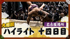 大相撲（２０２５年）　幕内の全取組　名古屋場所　十四日目