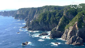 さわやか自然百景　三陸海岸　北山崎　初夏