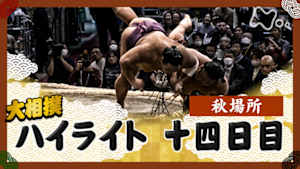 大相撲（２０２５年）　幕内の全取組　秋場所　十四日目