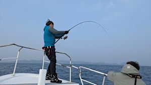 【追/見】G WORLD 52 対馬沖の巨大ヒラマサ