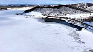 さわやか自然百景　厳冬　釧路湿原　シラルトロ湖