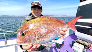 【追/見】三山ひろし 演歌の釣道 2 高知土佐湾の早春マダイ