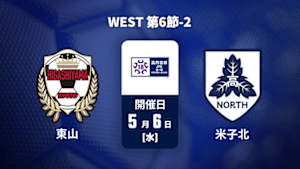 【Live配信】東山高校 vs. 米子北高校 WEST 第6節-2 高円宮杯 JFA U-18 サッカープレミアリーグ 2026