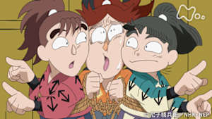 アニメ　忍たま乱太郎　イノシシのお肉の段