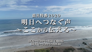 【震災アーカイブ】震災特番2020「明日へつなぐ声 ～ここから伝える～」（550円）