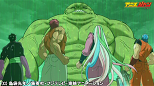 第118話 四獣、衝撃の合体と緑の雨！！