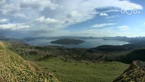 さわやか自然百景　秋　北海道　屈斜路湖