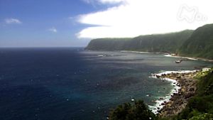 さわやか自然百景　八丈島の海